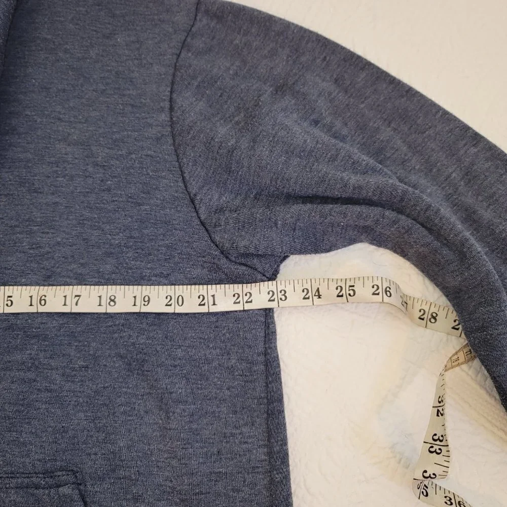 621. Victory HP Long Sleeve Hoodie Blue Sz M - Picture 3 of 7